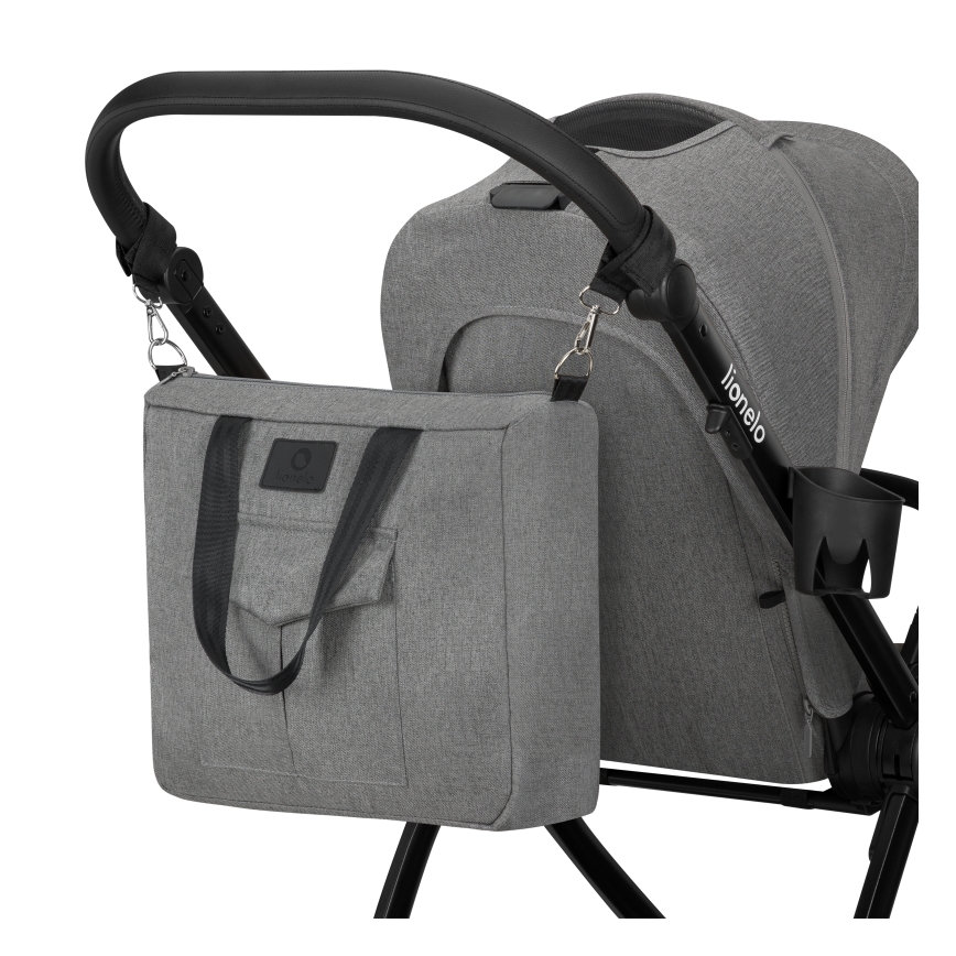 Lionelo - Carrinho combinado 3 em 1 MERIL Grey Stone