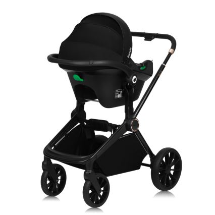 Lionelo - Carrinho combinado 3 em 1 MIKA PLUS Castanho Ferrugem