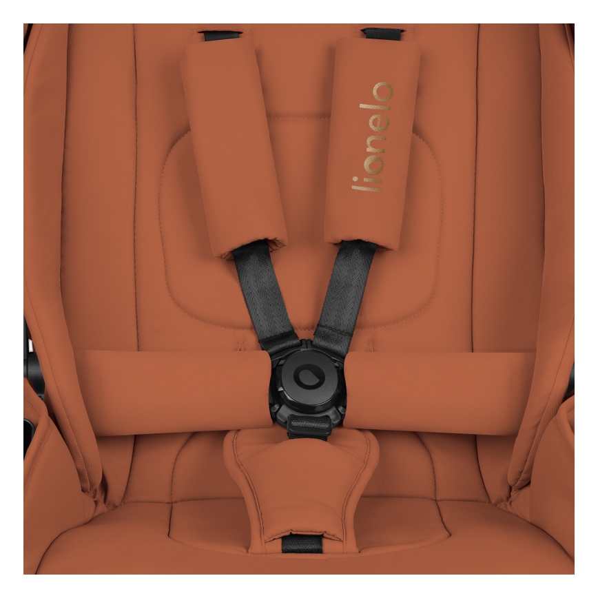Lionelo - Carrinho combinado 3 em 1 MIKA PLUS Castanho Ferrugem
