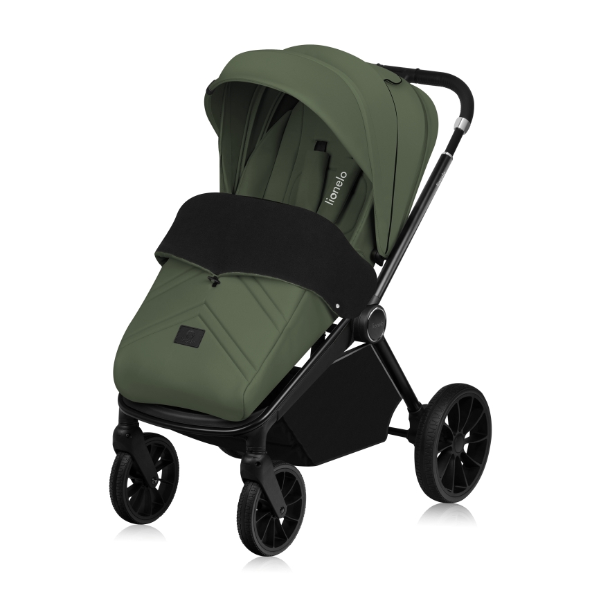 Lionelo - Carrinho combinado 3 em 1 MIKA PLUS Verde-oliva