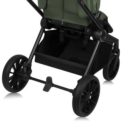Lionelo - Carrinho combinado 3 em 1 MIKA PLUS Verde-oliva