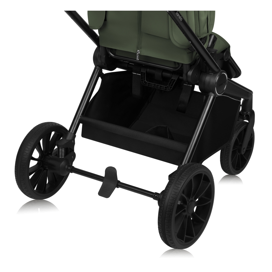 Lionelo - Carrinho combinado 3 em 1 MIKA PLUS Verde-oliva