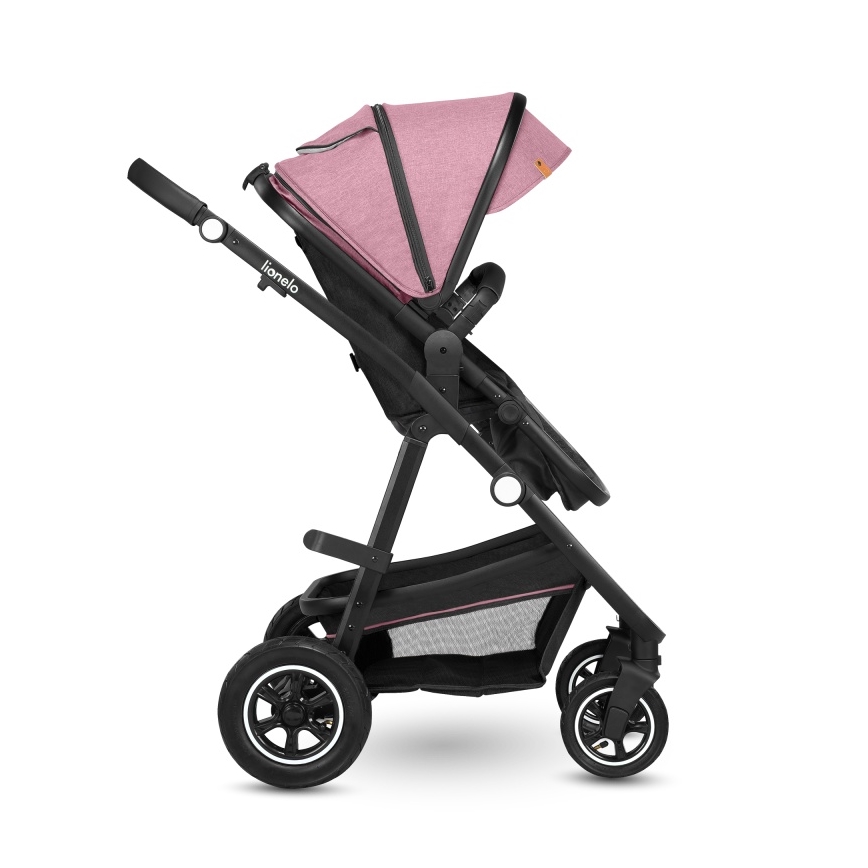 Lionelo - Carrinho combinável 2 em 1 AMBER Rosa