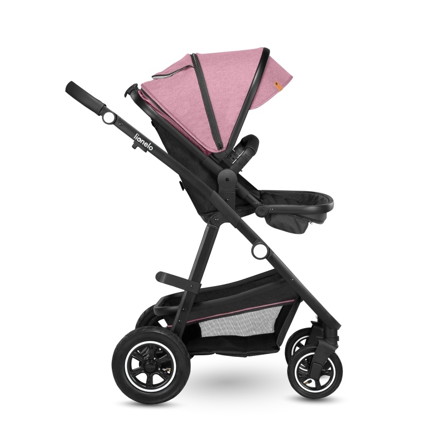 Lionelo - Carrinho combinável 2 em 1 AMBER Rosa