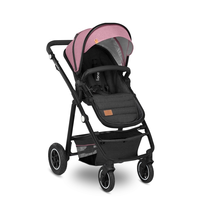 Lionelo - Carrinho combinável 2 em 1 AMBER Rosa