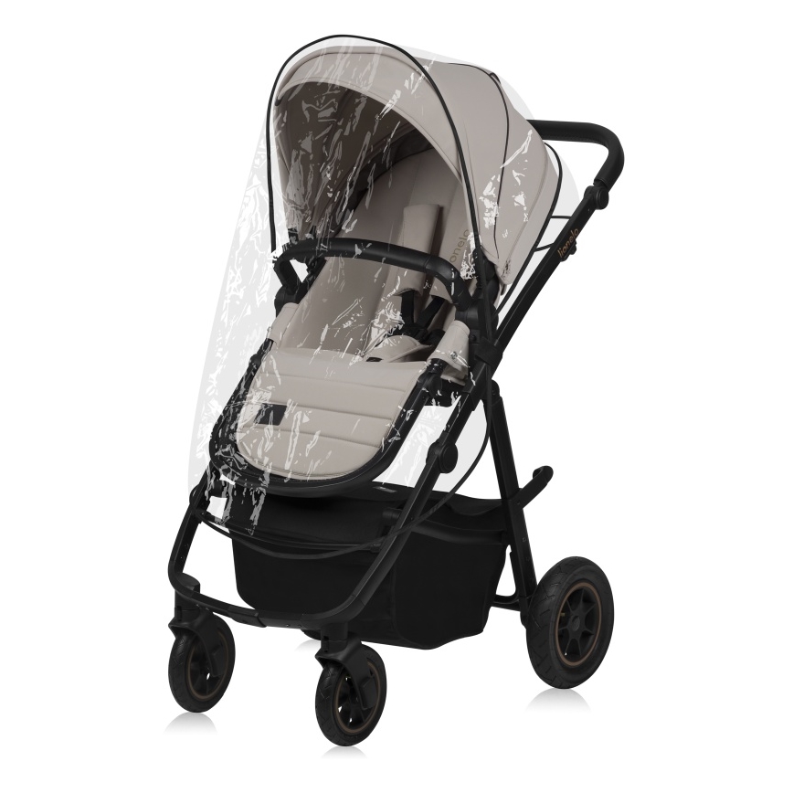 Lionelo - Carrinho de bebé combinado 2 em 1 AMBER PLUS Areia