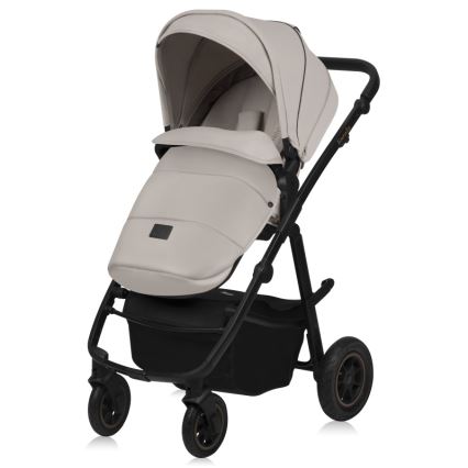 Lionelo - Carrinho de bebé combinado 2 em 1 AMBER PLUS Areia