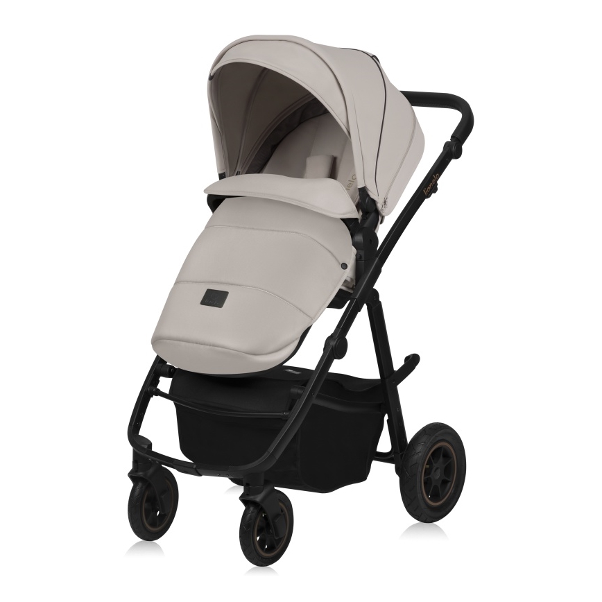 Lionelo - Carrinho de bebé combinado 2 em 1 AMBER PLUS Areia