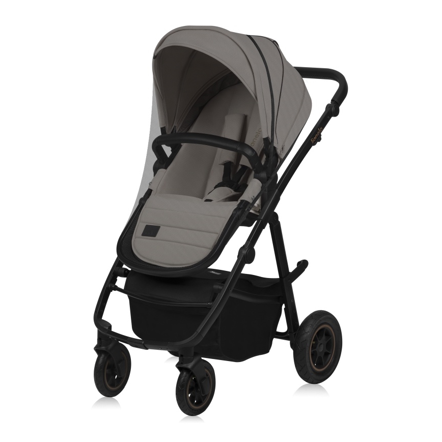 Lionelo - Carrinho de bebé combinado 2 em 1 AMBER PLUS Areia