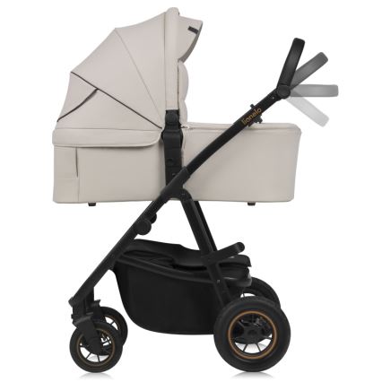 Lionelo - Carrinho de bebé combinado 2 em 1 AMBER PLUS Areia