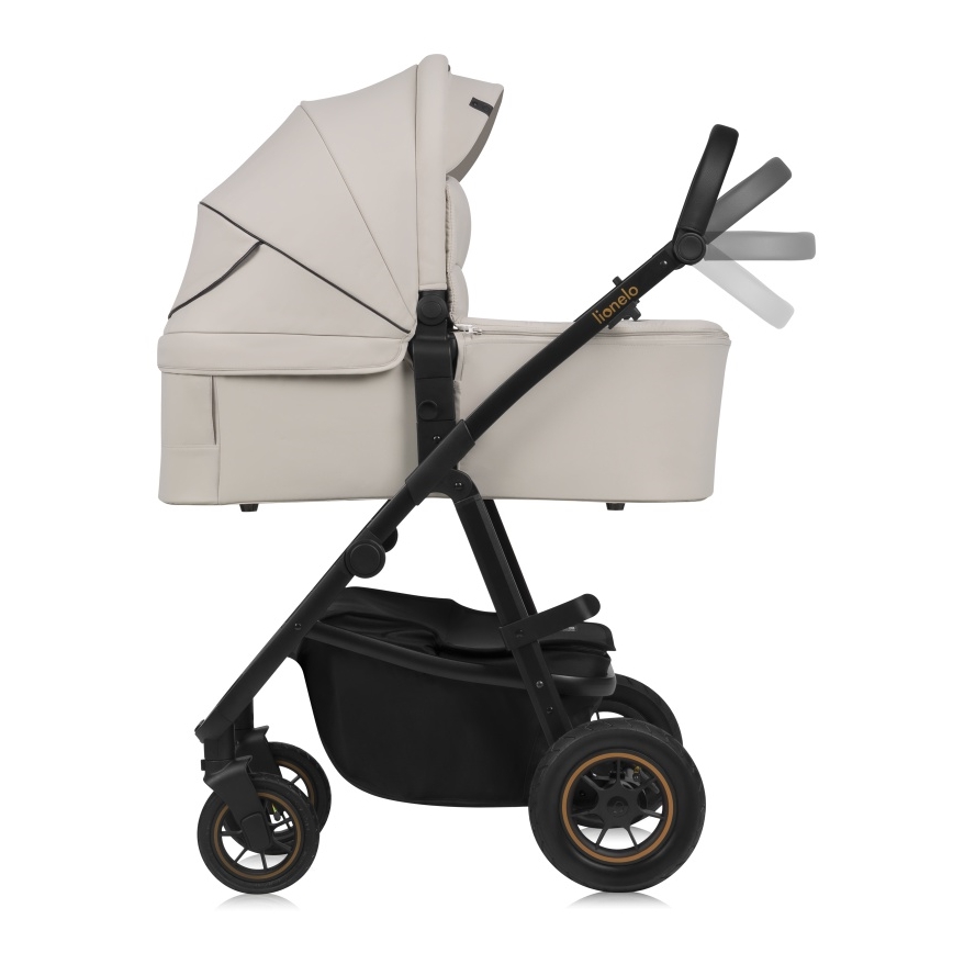 Lionelo - Carrinho de bebé combinado 2 em 1 AMBER PLUS Areia