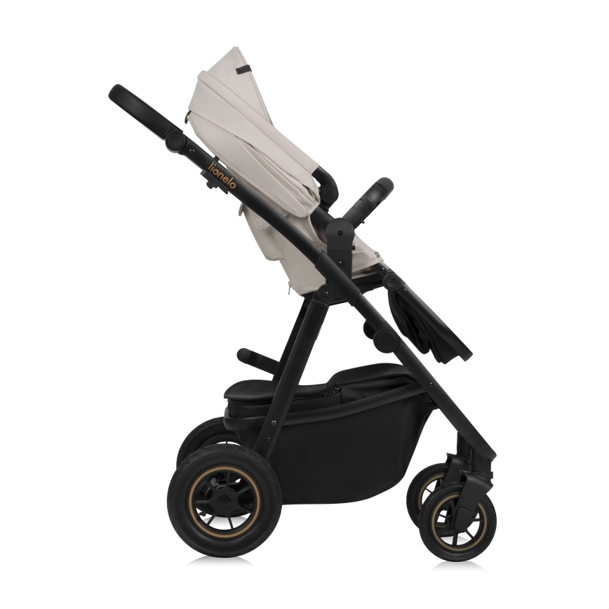 Lionelo - Carrinho de bebé combinado 2 em 1 AMBER PLUS Areia