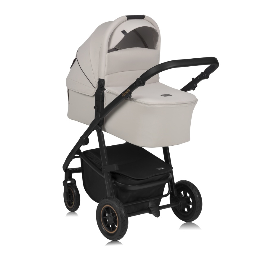 Lionelo - Carrinho de bebé combinado 2 em 1 AMBER PLUS Areia