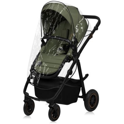 Lionelo - Carrinho de bebé combinado 2 em 1 AMBER PLUS Verde Floresta