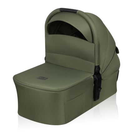 Lionelo - Carrinho de bebé combinado 2 em 1 AMBER PLUS Verde Floresta
