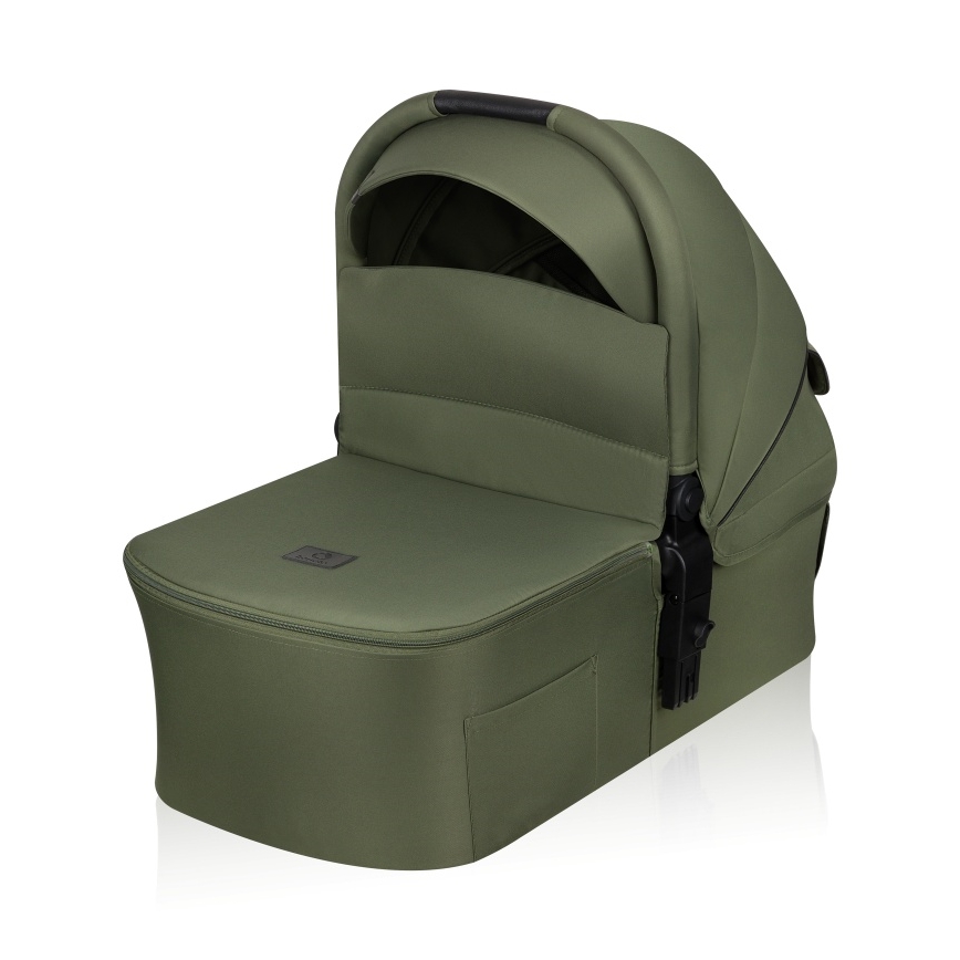 Lionelo - Carrinho de bebé combinado 2 em 1 AMBER PLUS Verde Floresta