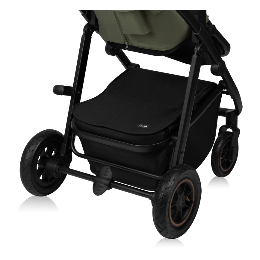 Lionelo - Carrinho de bebé combinado 2 em 1 AMBER PLUS Verde Floresta