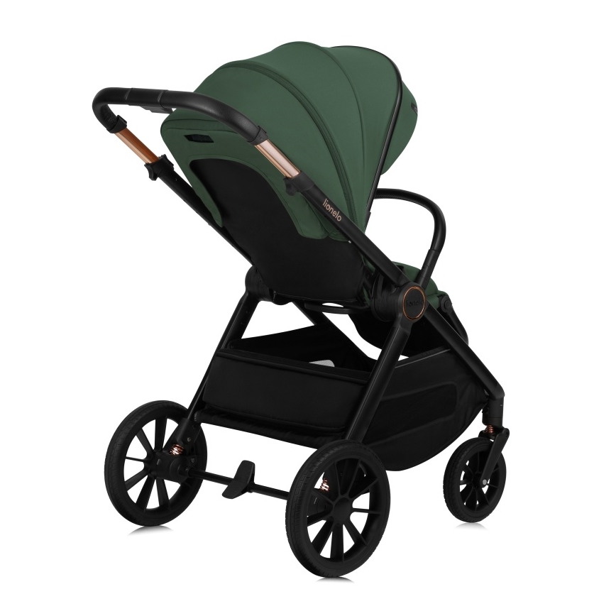 Lionelo - Carrinho de bebé combinado 3 em 1 LAYLA Floresta Verde