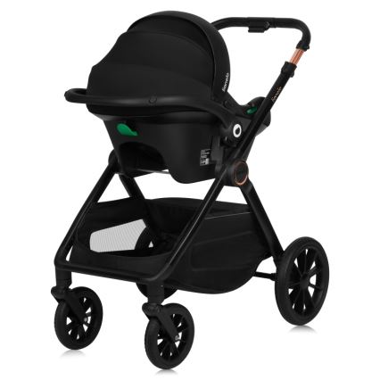Lionelo - Carrinho de bebé combinado 3 em 1 LAYLA Floresta Verde