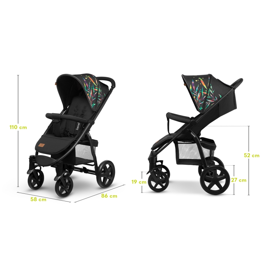 Lionelo - Carrinho de passeio ANNET PLUS preto