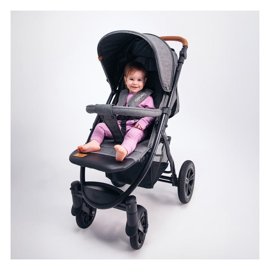 Lionelo - Carrinho de passeio ANNET TOUR cinzento
