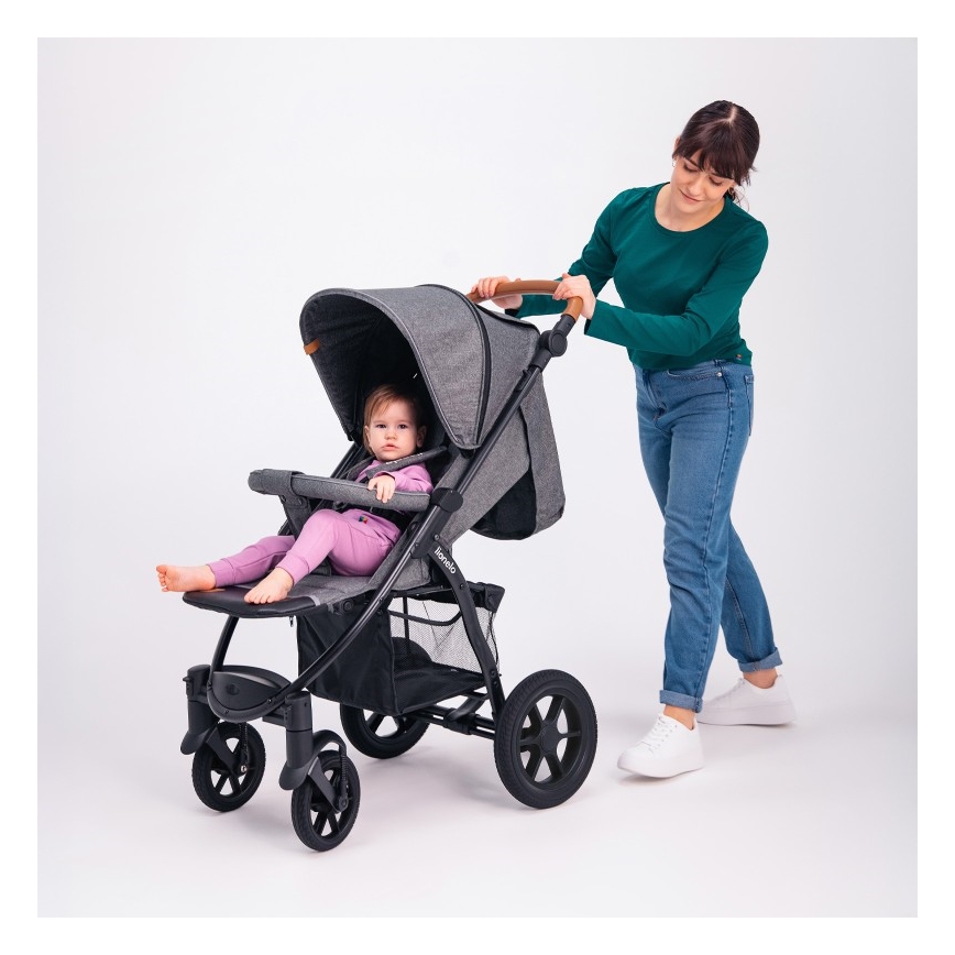 Lionelo - Carrinho de passeio ANNET TOUR cinzento