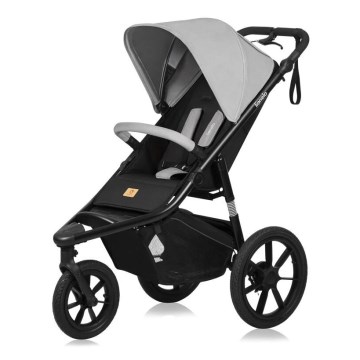 Lionelo - Carrinho de passeio AZURA preto/cinzento