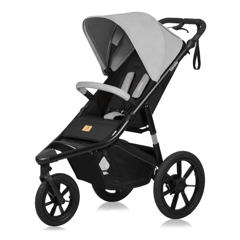 Lionelo - Carrinho de passeio AZURA preto/cinzento