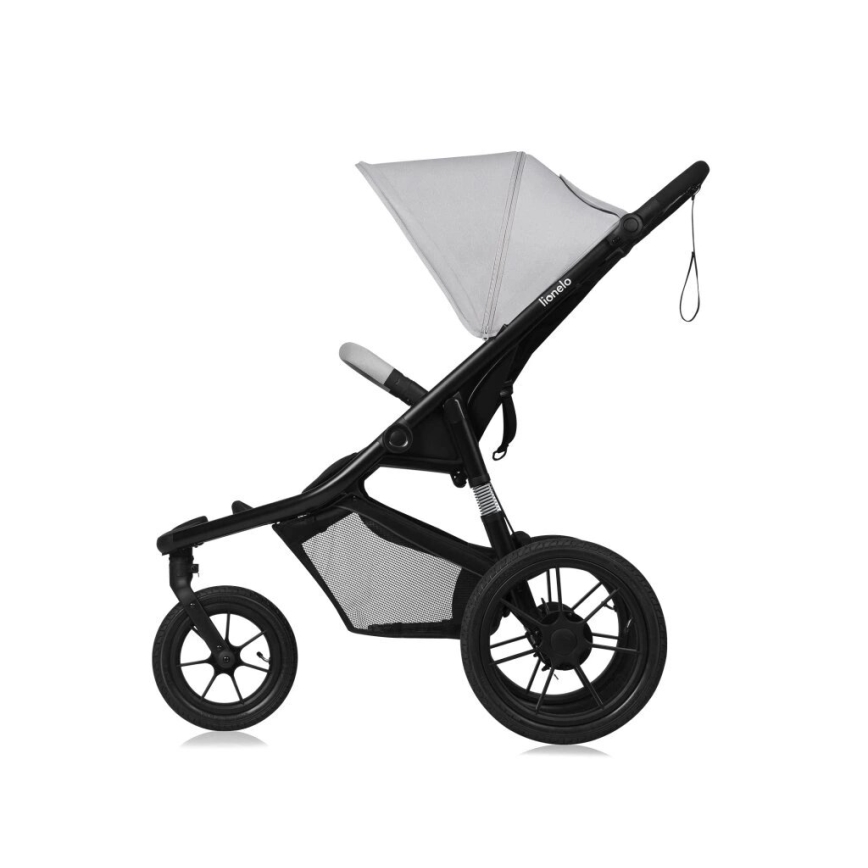 Lionelo - Carrinho de passeio AZURA preto/cinzento