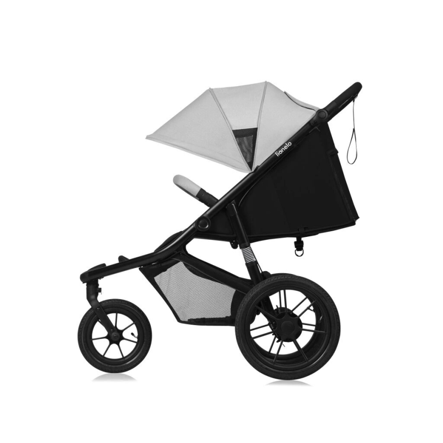 Lionelo - Carrinho de passeio AZURA preto/cinzento