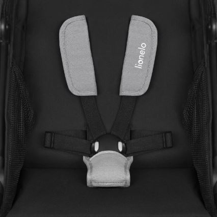 Lionelo - Carrinho de passeio AZURA preto/cinzento
