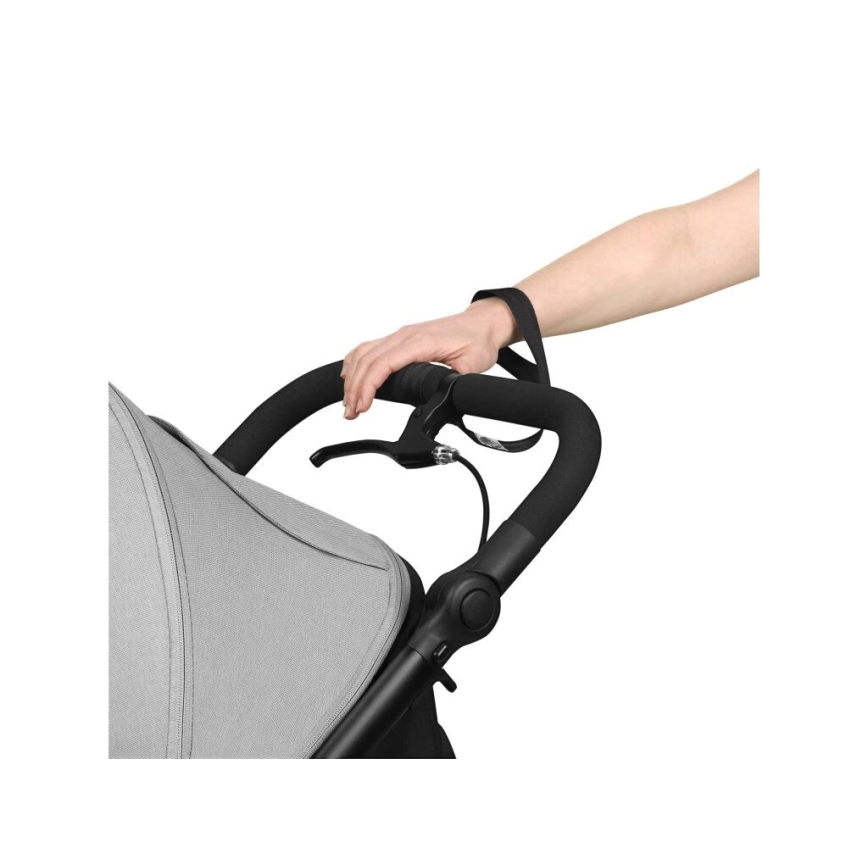 Lionelo - Carrinho de passeio AZURA preto/cinzento