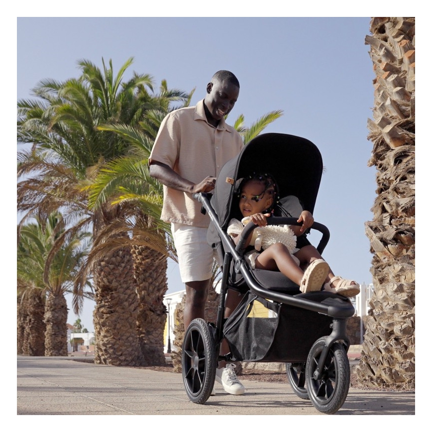 Lionelo - Carrinho de passeio AZURA preto