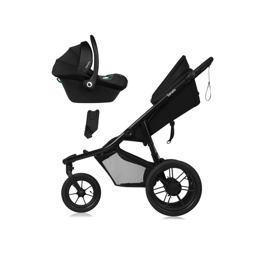 Lionelo - Carrinho de passeio AZURA preto