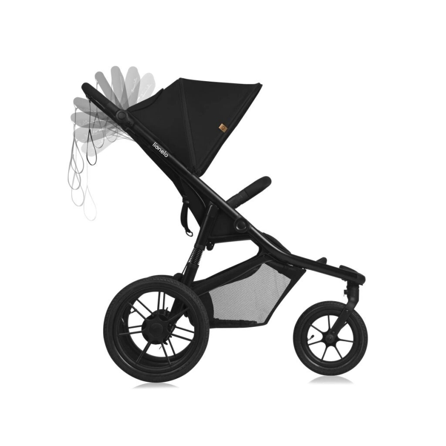 Lionelo - Carrinho de passeio AZURA preto