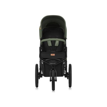 Lionelo - Carrinho de passeio AZURA preto/verde