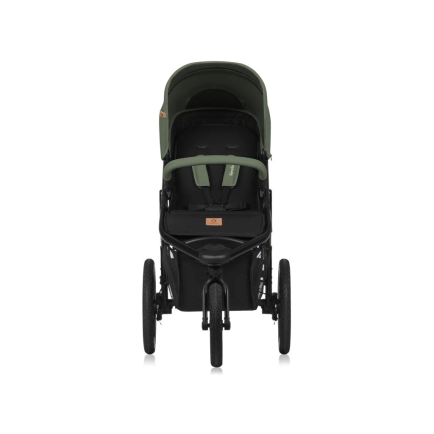 Lionelo - Carrinho de passeio AZURA preto/verde