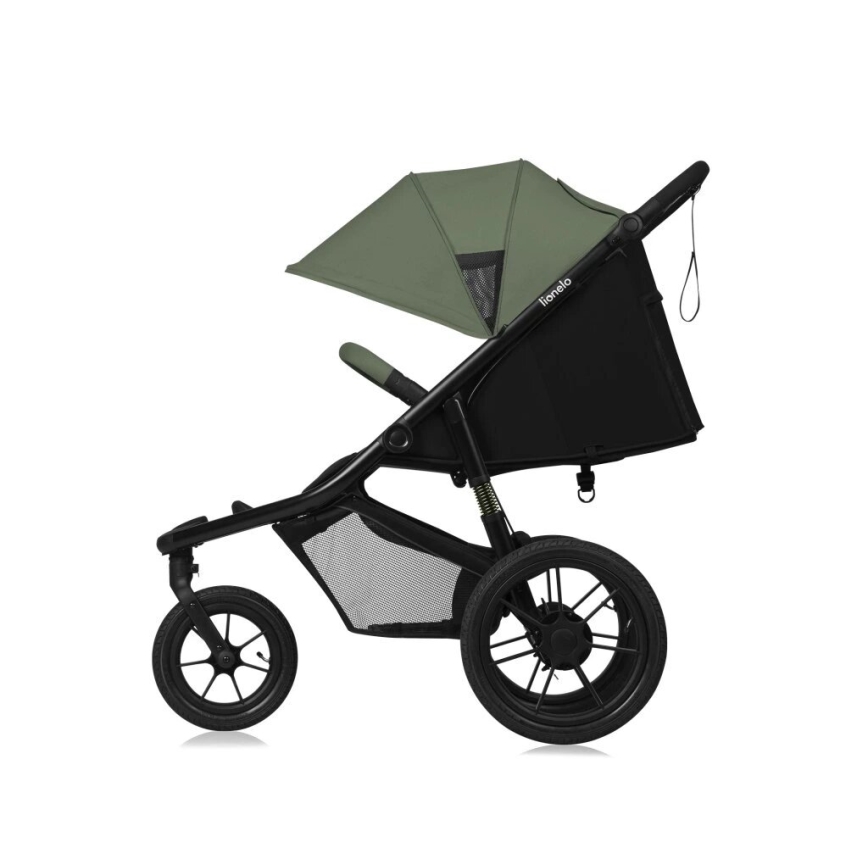 Lionelo - Carrinho de passeio AZURA preto/verde