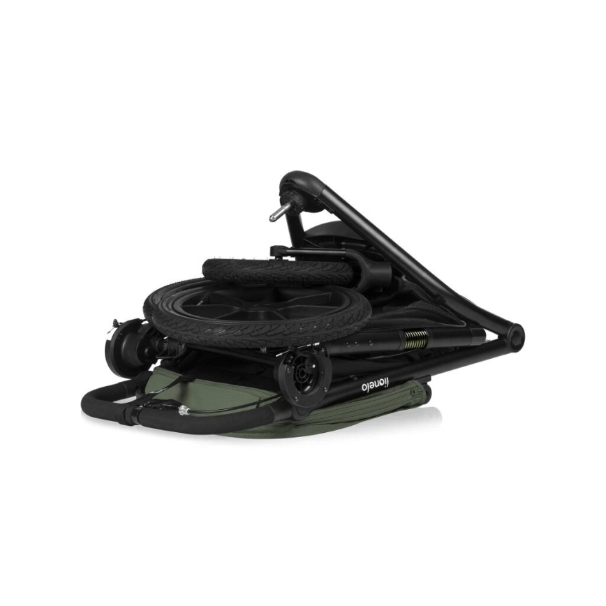 Lionelo - Carrinho de passeio AZURA preto/verde