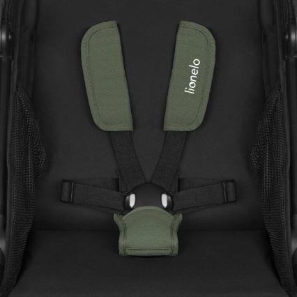 Lionelo - Carrinho de passeio AZURA preto/verde