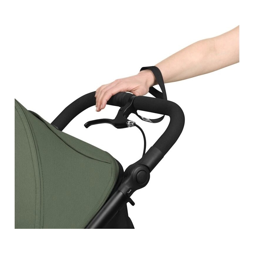 Lionelo - Carrinho de passeio AZURA preto/verde