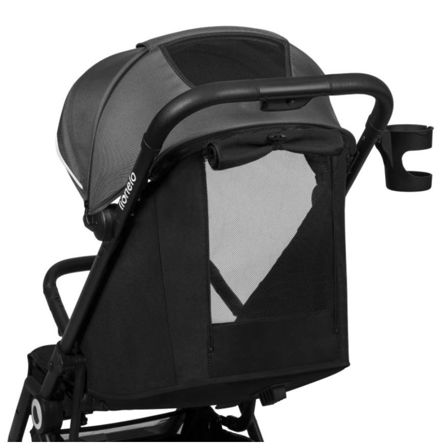 Lionelo - Carrinho de passeio CLOE preto/cinzento