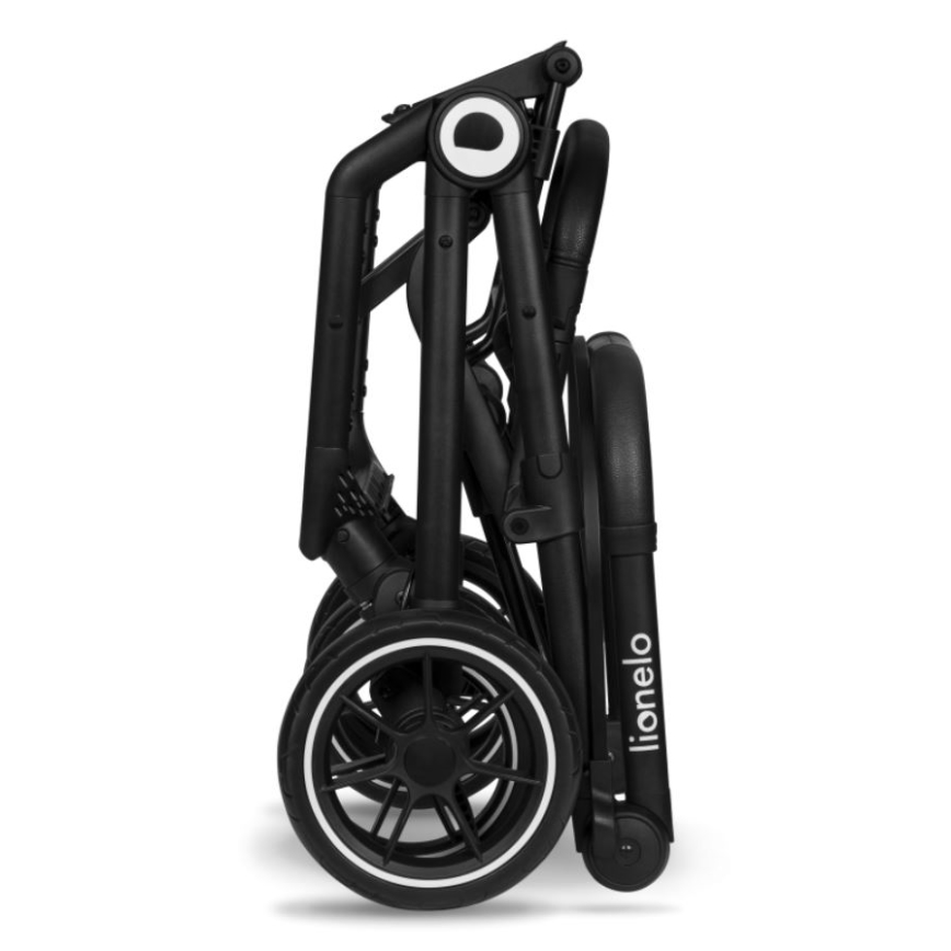 Lionelo - Carrinho de passeio CLOE preto/cinzento