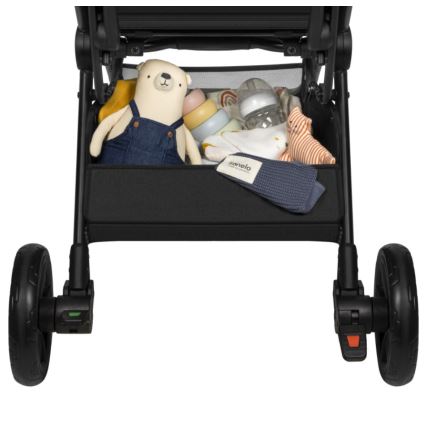 Lionelo - Carrinho de passeio CLOE preto/cinzento