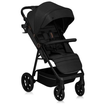 Lionelo - Carrinho de passeio desportivo MIRA Preto Ônix