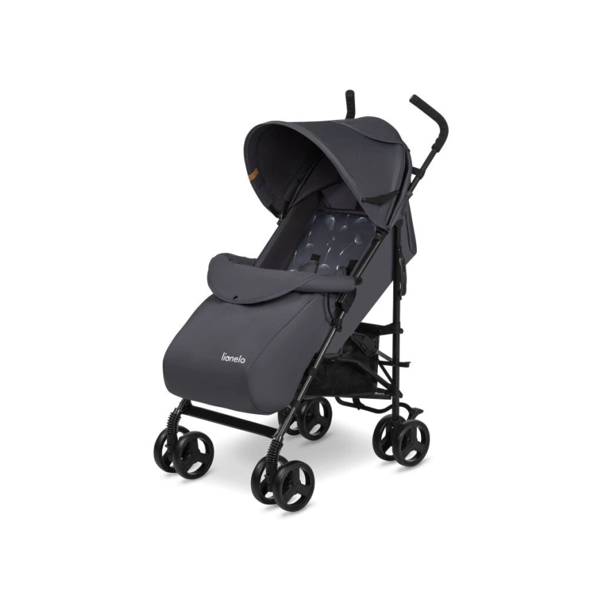 Lionelo - Carrinho de passeio ELIA cinzento escuro