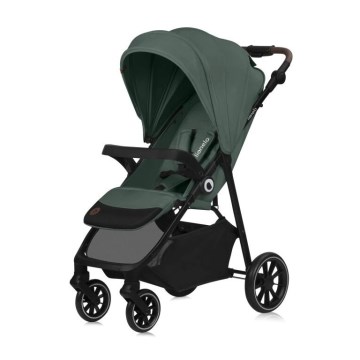 Lionelo - Carrinho de passeio EMMA ONE verde/preto