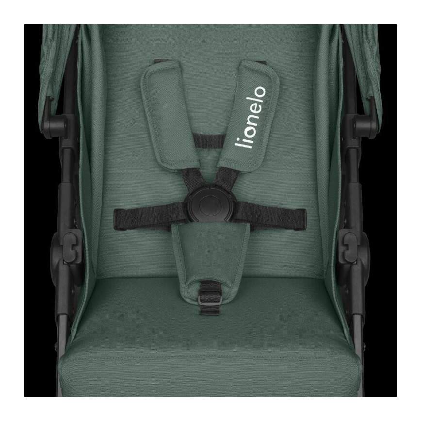 Lionelo - Carrinho de passeio EMMA ONE verde/preto