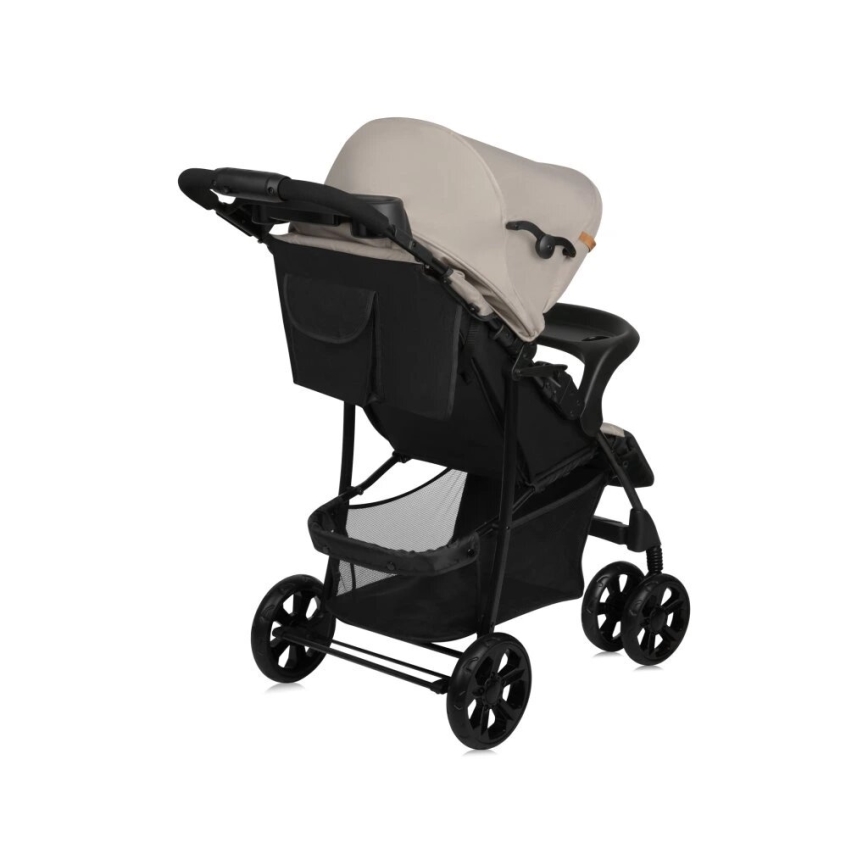 Lionelo - Carrinho de passeio EMMA PLUS bege/preto