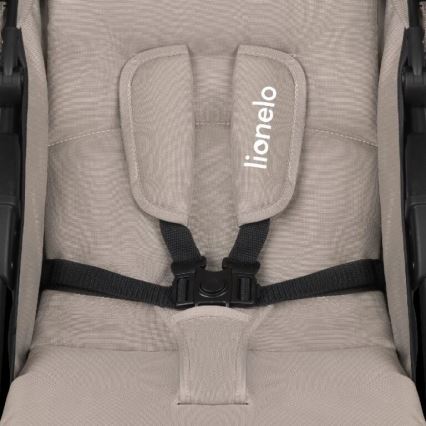 Lionelo - Carrinho de passeio EMMA PLUS bege/preto